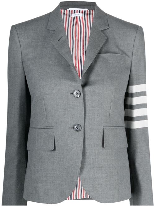 Grey wool signature 4-Bar JACKET THOM BROWNE | FBC010V06146035